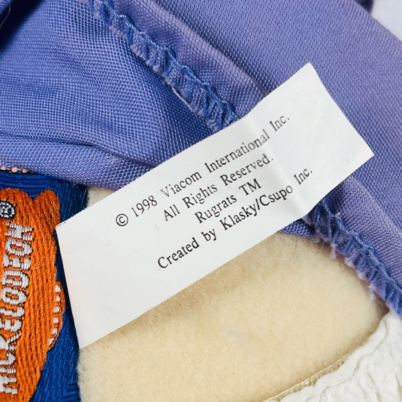 The Rugrats Movie Lil W/Helmet Plush Doll 1998 15” HTF VTG AS IS READ DETAILS - Picture 10 of 14